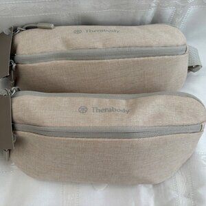 United Polaris Business Therabody Fanny Pack Amenity Kits Tan Set of 2